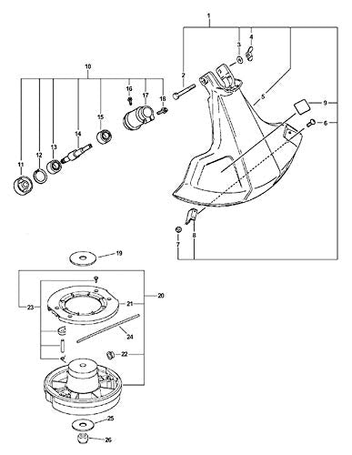 OEM genuine Echo 2-line rapid loader head for durable performance