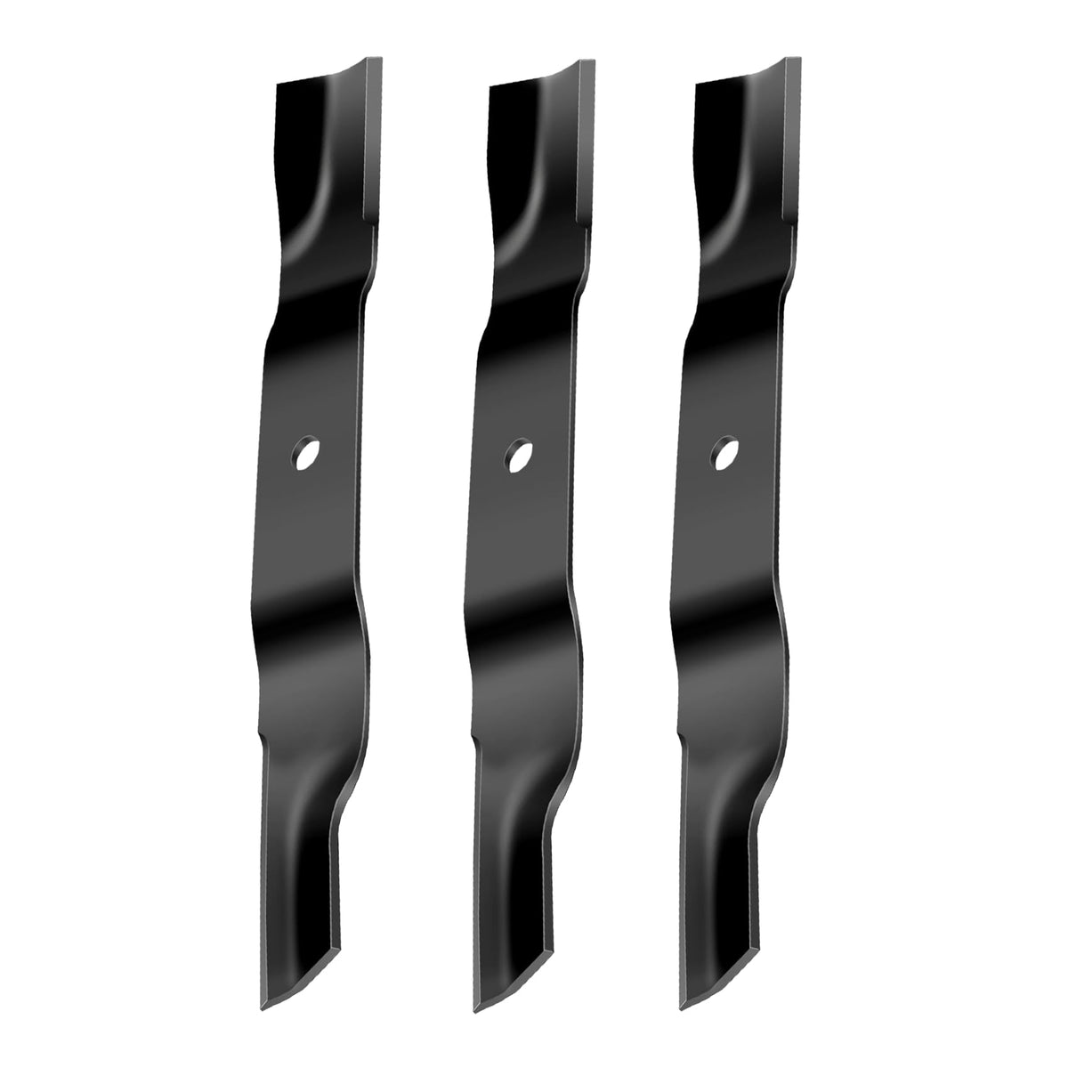 OEM Upgrade 04771200 18-inch blade close-up showing a sharp edge for clean cuts