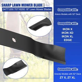 OEM Upgrade 04771200 18-inch blade spiral ends ease mowing action