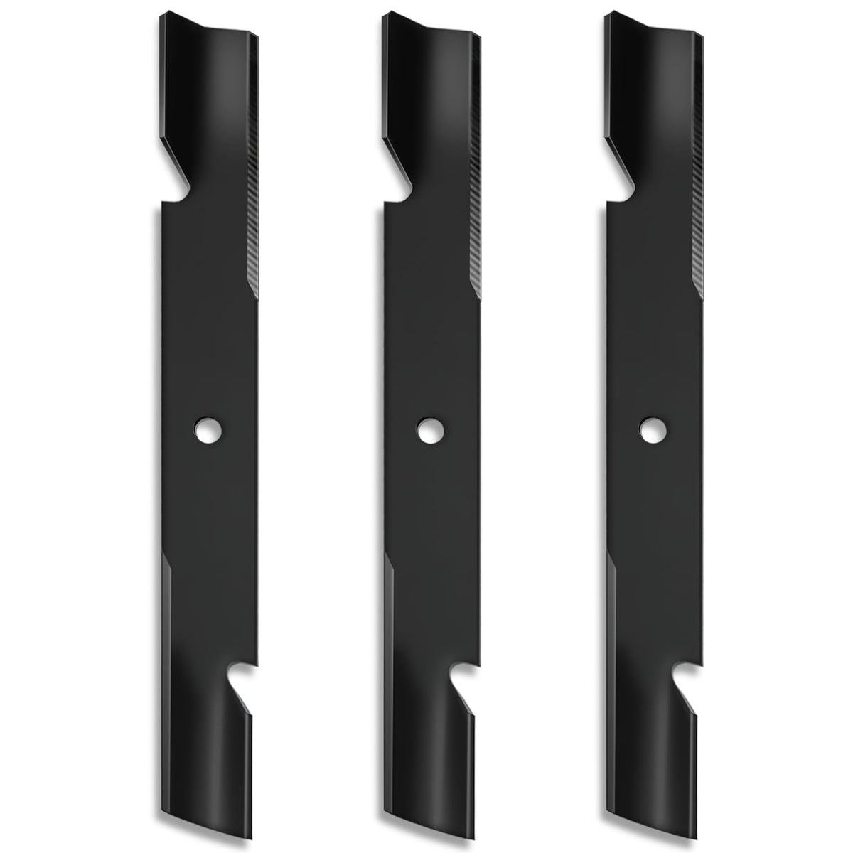 OEM Upgrade 5101755S blade front view highlights durability for tough mowing tasks