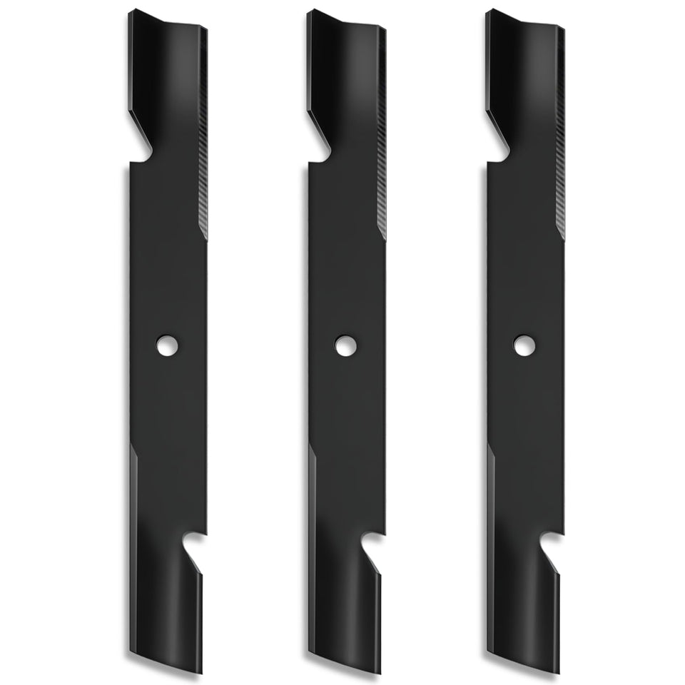 OEM Upgrade 5101755S blade front view highlights durability for tough mowing tasks