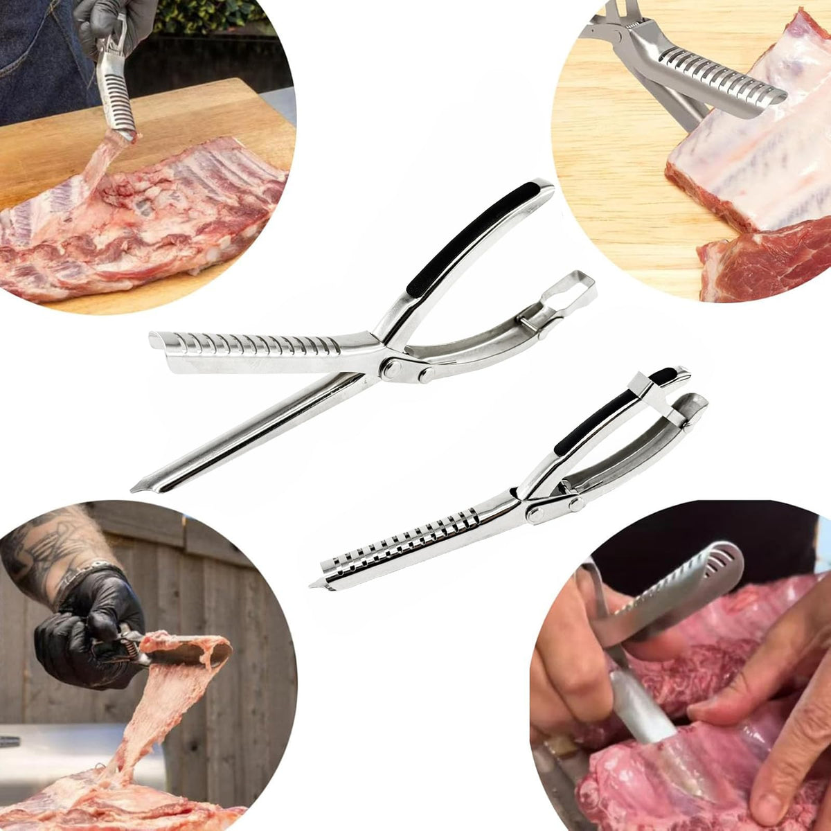 oeocviod dual blade rib prep tool trims fat and peels fascia