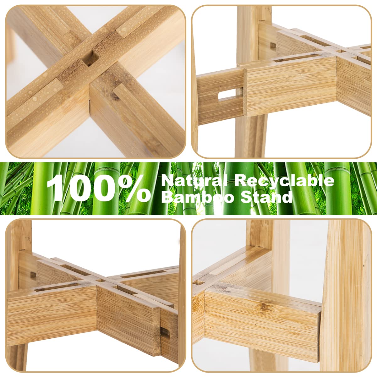 OERGKE stand is easy to assemble with simple brackets.