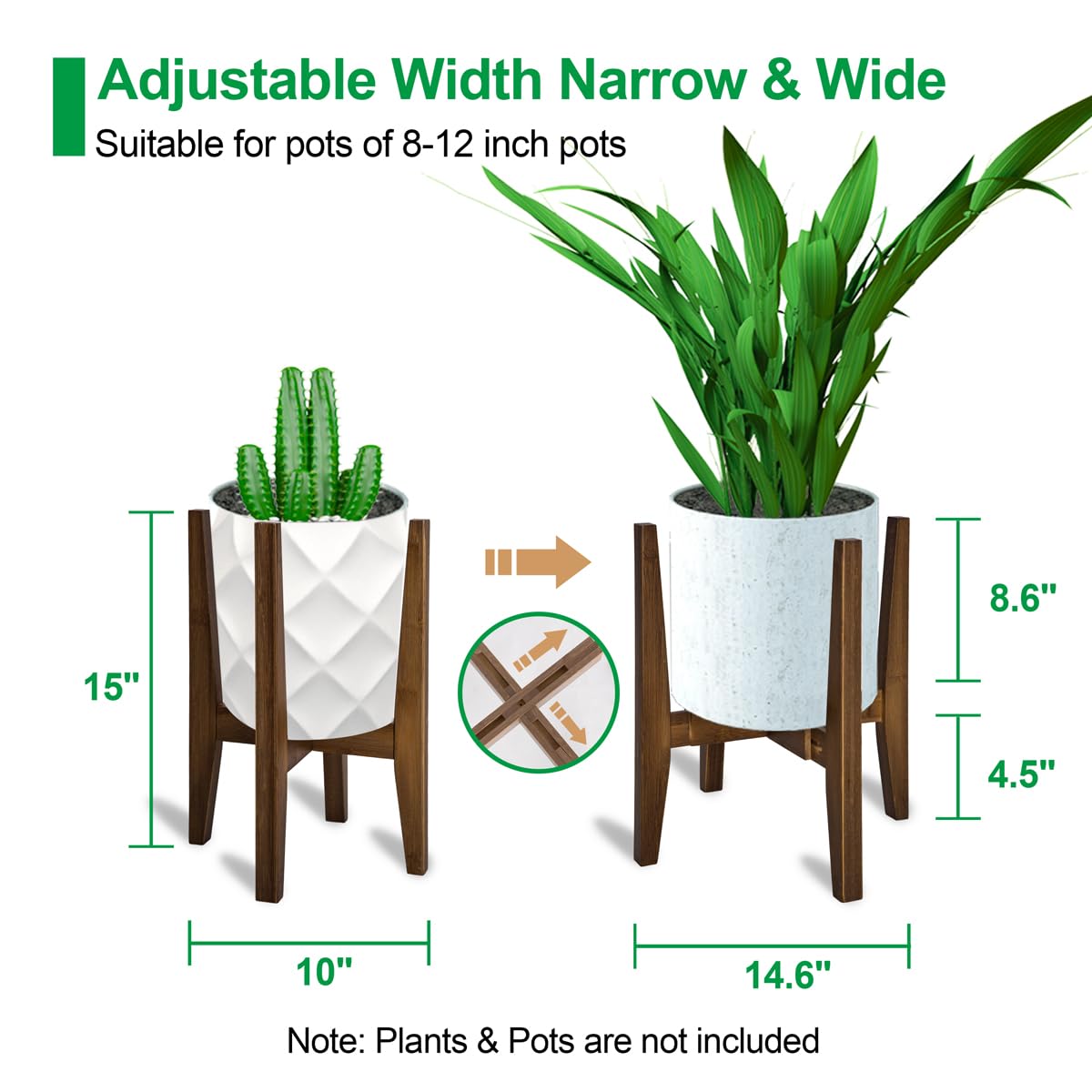 OERGKE corner display plant stand highlighting space saving design