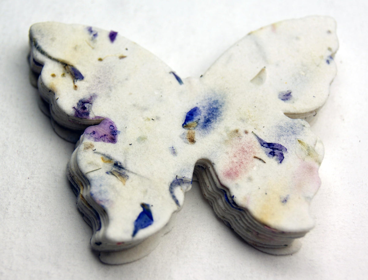 Of The Earth seed paper embedded with six-species wildflower mix