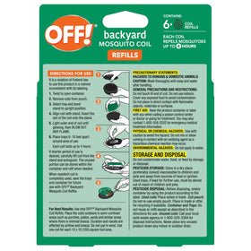 OFF! coil close-up reveals burn-ready coils designed for outdoor use