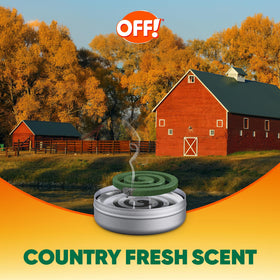 OFF! pack close-up communicates six coils per pack with clear outdoor-use instructions