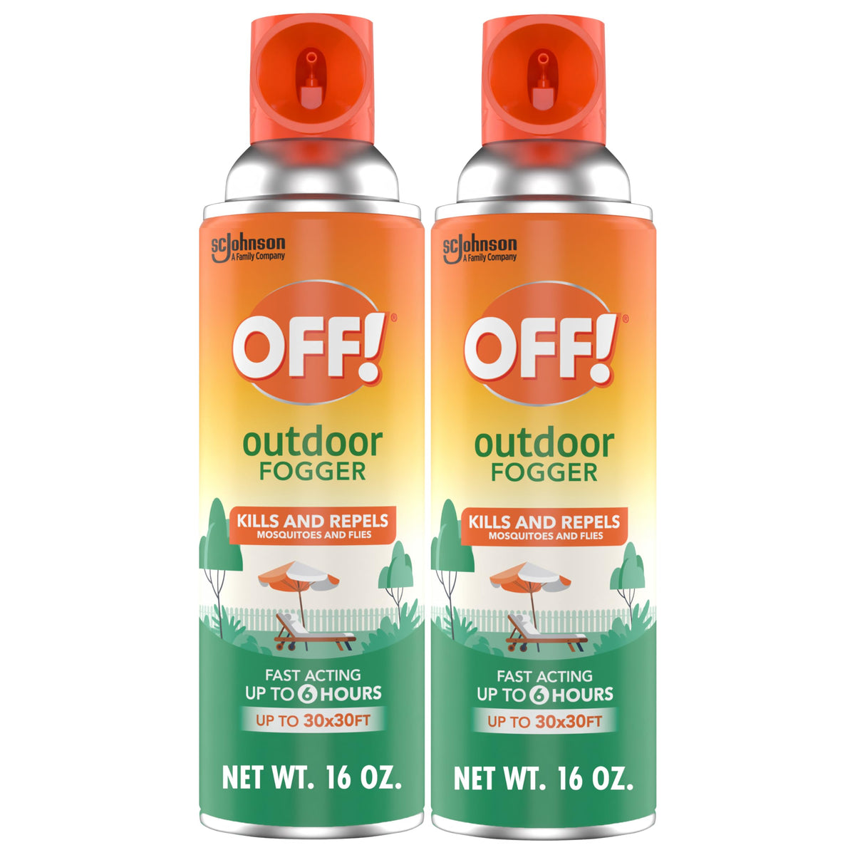 OFF! Outdoor Fogger pretreat yard to reduce insect activity before outdoor events.