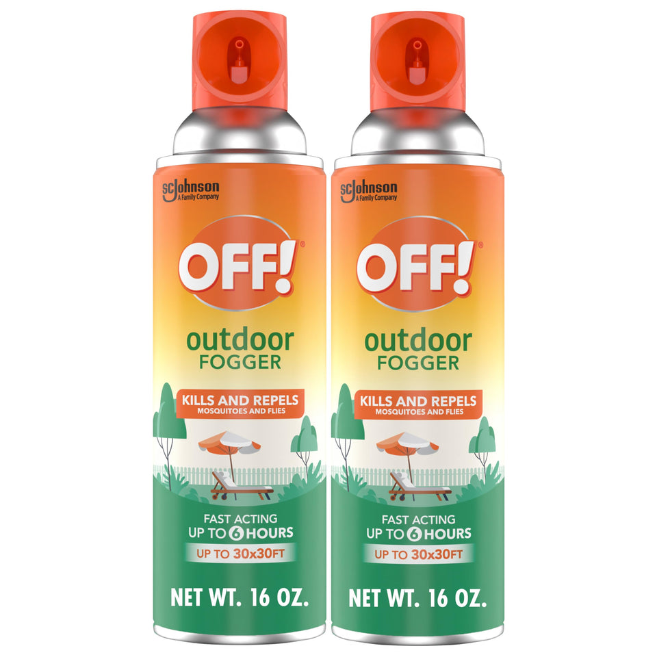 OFF! Outdoor Fogger pretreat yard to reduce insect activity before outdoor events.