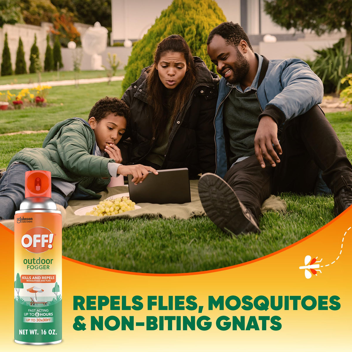OFF! Outdoor Fogger controls small moths and other flying pests outdoors