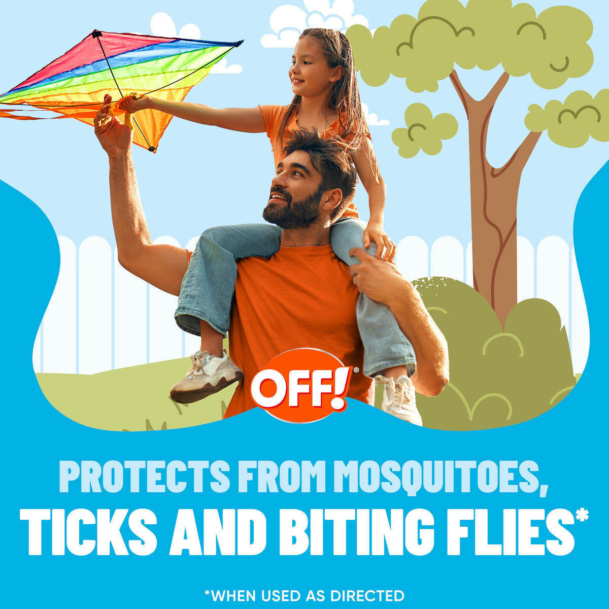 OFF! West Nile Virus mosquito protection when used as directed