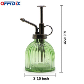 OFFIDIX glass mister bottle for precise, controlled spraying on delicate leaves.