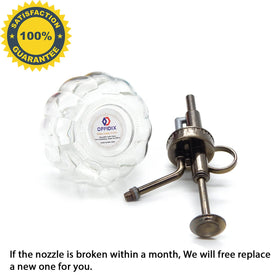 OFFIDIX thickened glass body for durability and longevity.