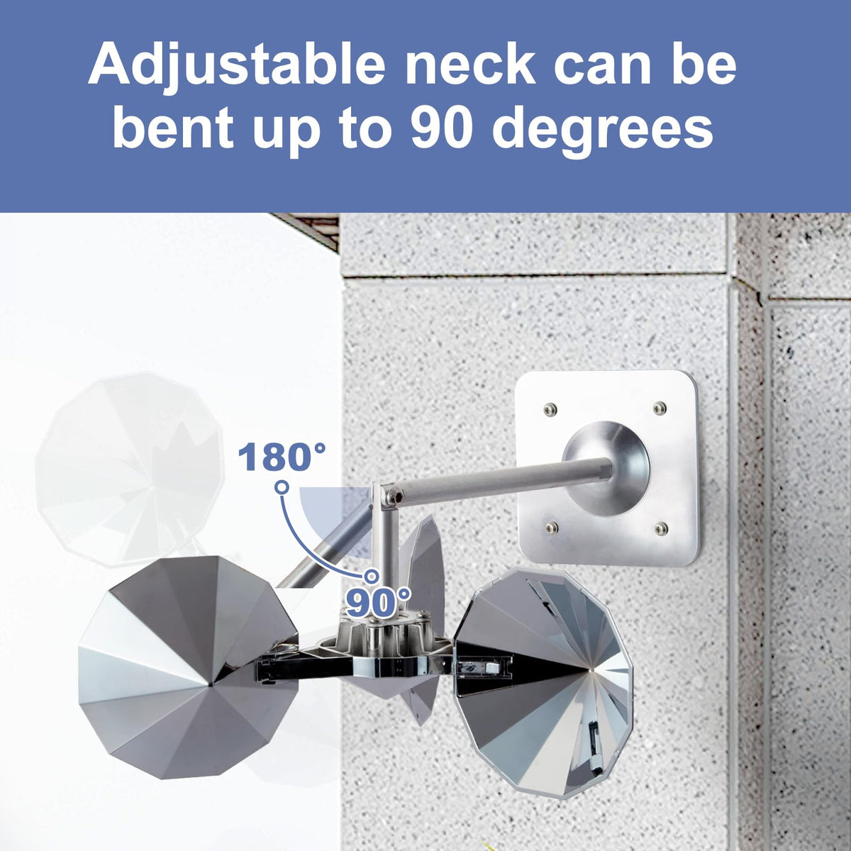 OFFO Device mounted on boat showcases corrosion-resistant aluminum construction.