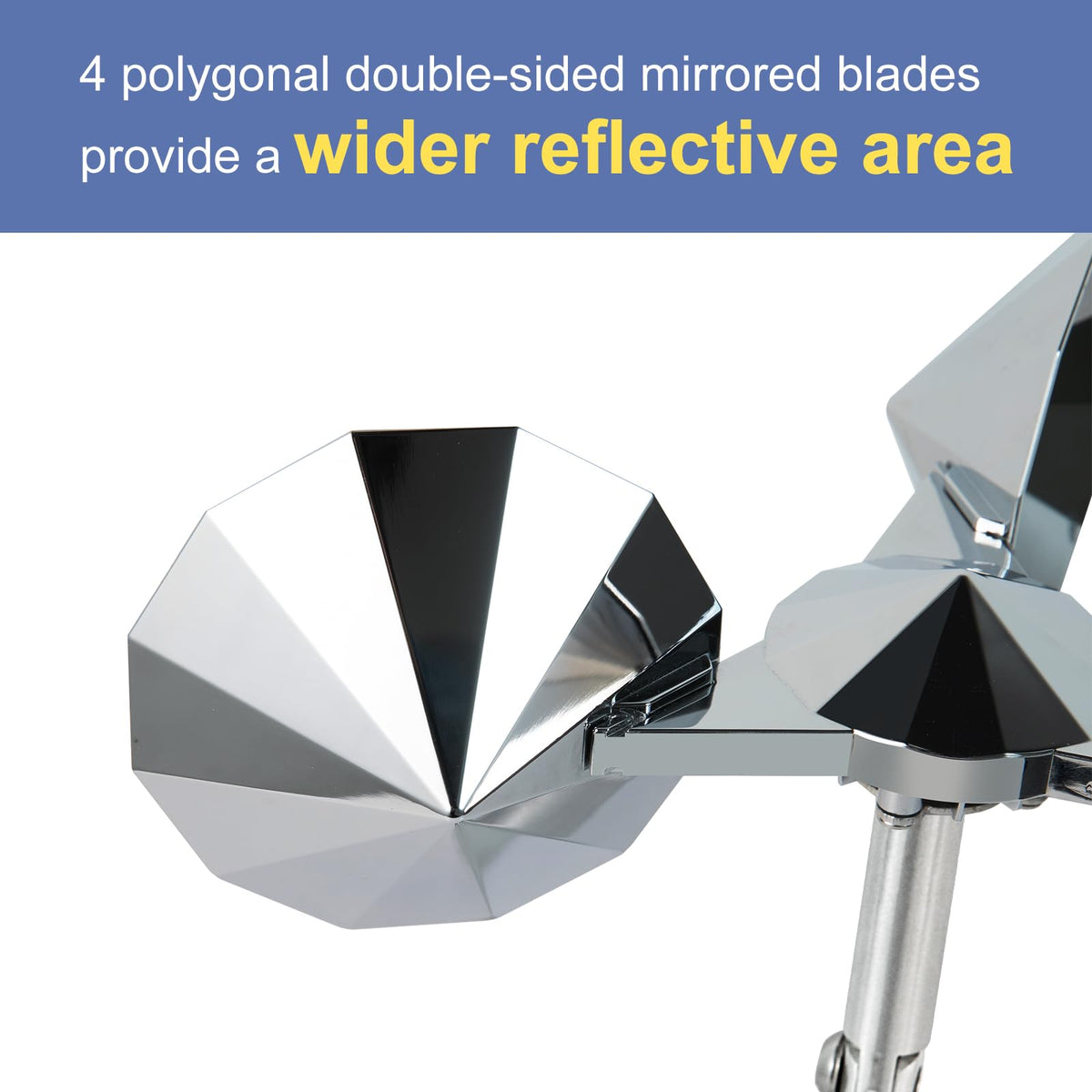 OFFO bird scare device replaceable blades for easy maintenance.