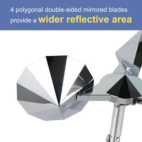 OFFO bird scare device replaceable blades for easy maintenance.