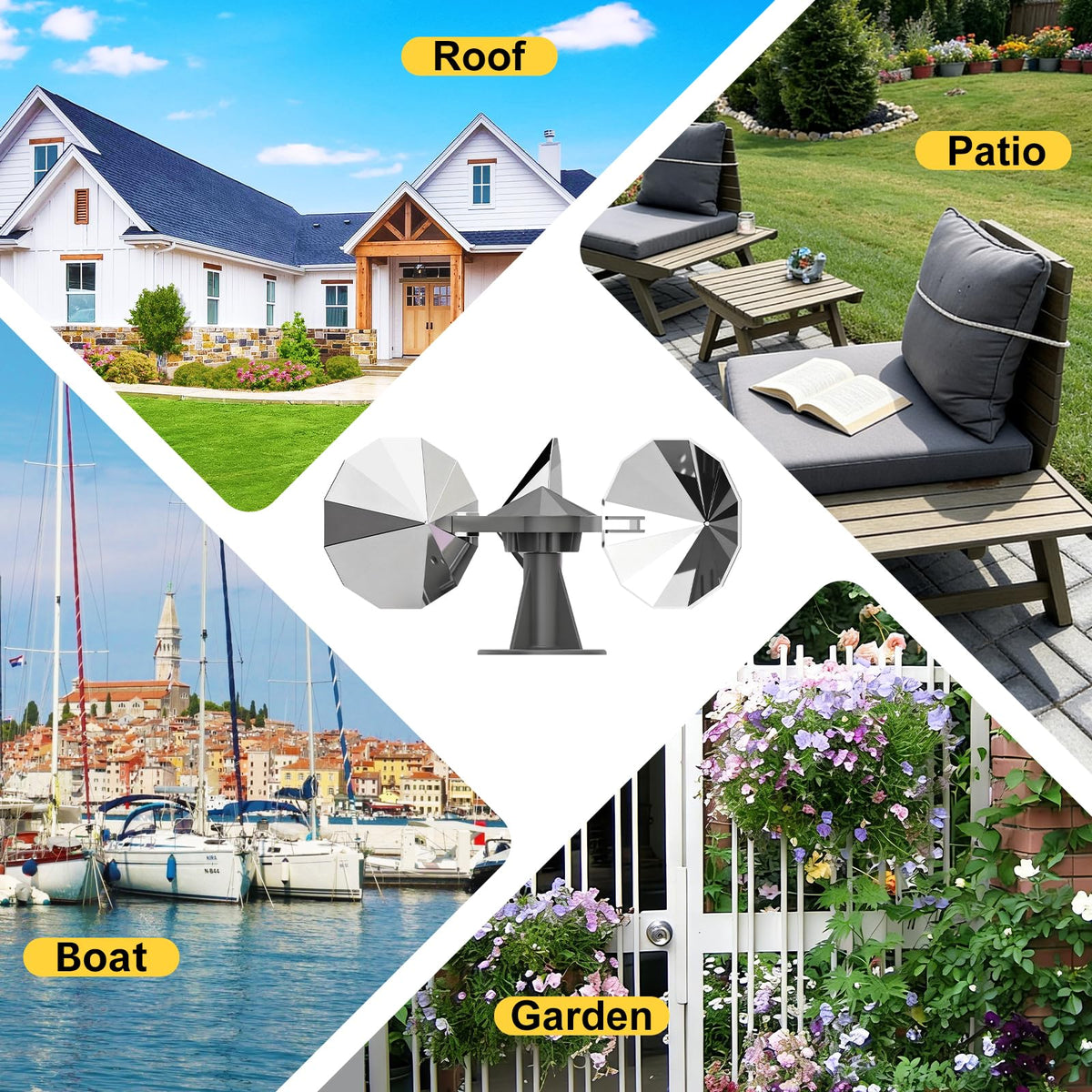 OFFO Bird Scare Reflector suitable for gardens and patios to deter pests