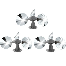 OFFO Bird Scare Reflector assembly demonstrates quick setup for outdoor use