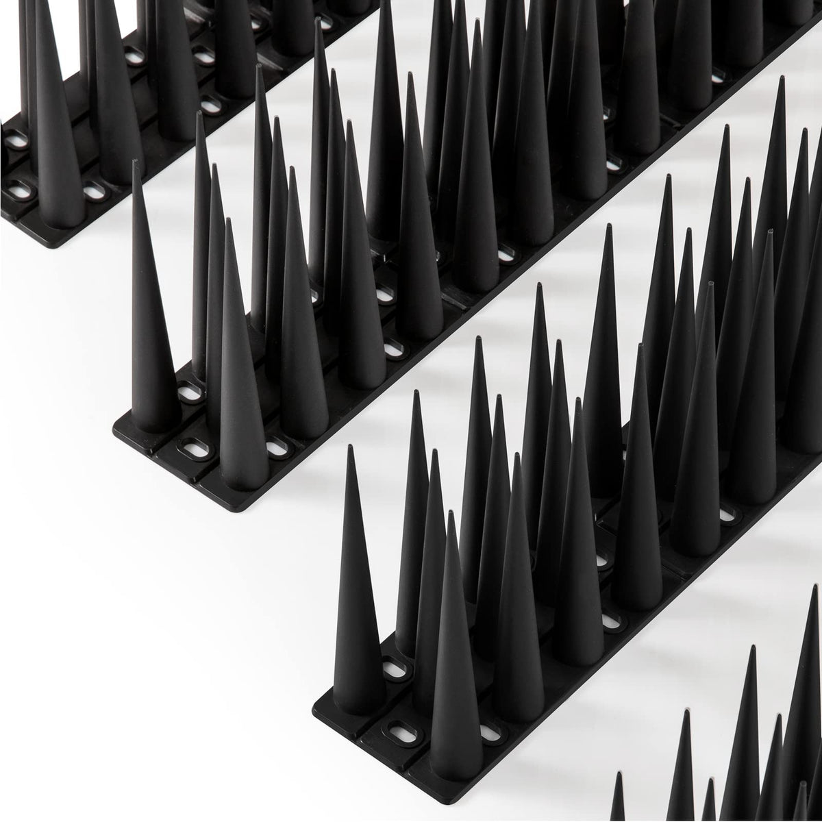 OFFO Bird Spikes with 4-inch height deter larger birds from ledges.