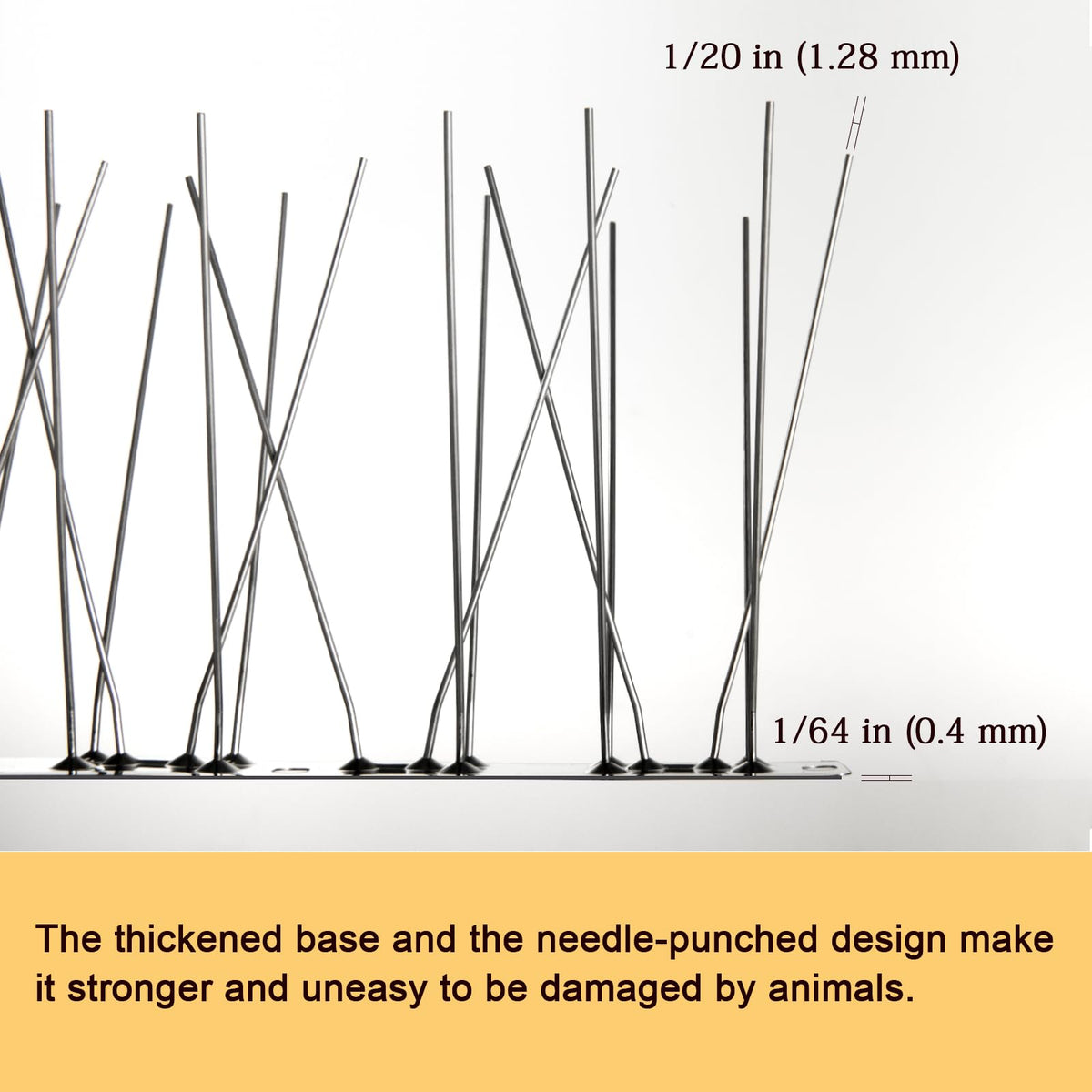 OFFO Bird Spikes feature 6-needle design for wide surface coverage
