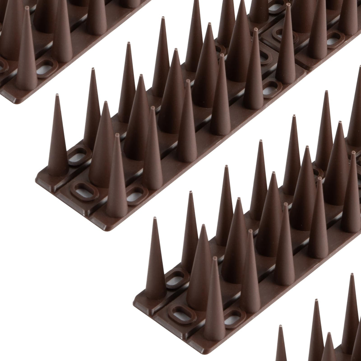 OFFO Bird Spikes on balcony installation deter roosting and droppings.