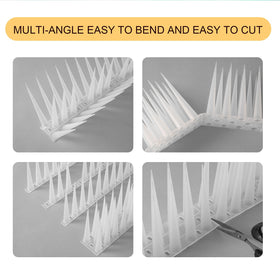 OFFO Bird Spikes bendable base, easy to cut to fit any area.