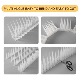 Flexible bendable base illustrates easy customization for ledges.