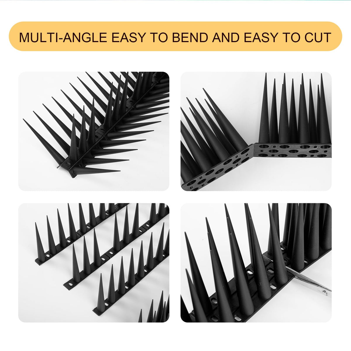 OFFO 4-foot spikes extend coverage across wide windows and ledges.