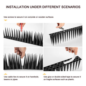 OFFO Bird Spikes durable PP material withstands weather.