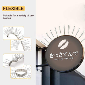 OFFO Bird Spikes easy to install for long-term bird deterrence.