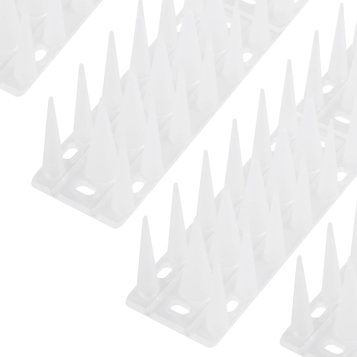 OFFO Bird Spikes installed on an outdoor surface deterring pigeons efficiently