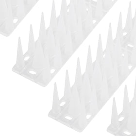 OFFO Bird Spikes installed on an outdoor surface deterring pigeons efficiently