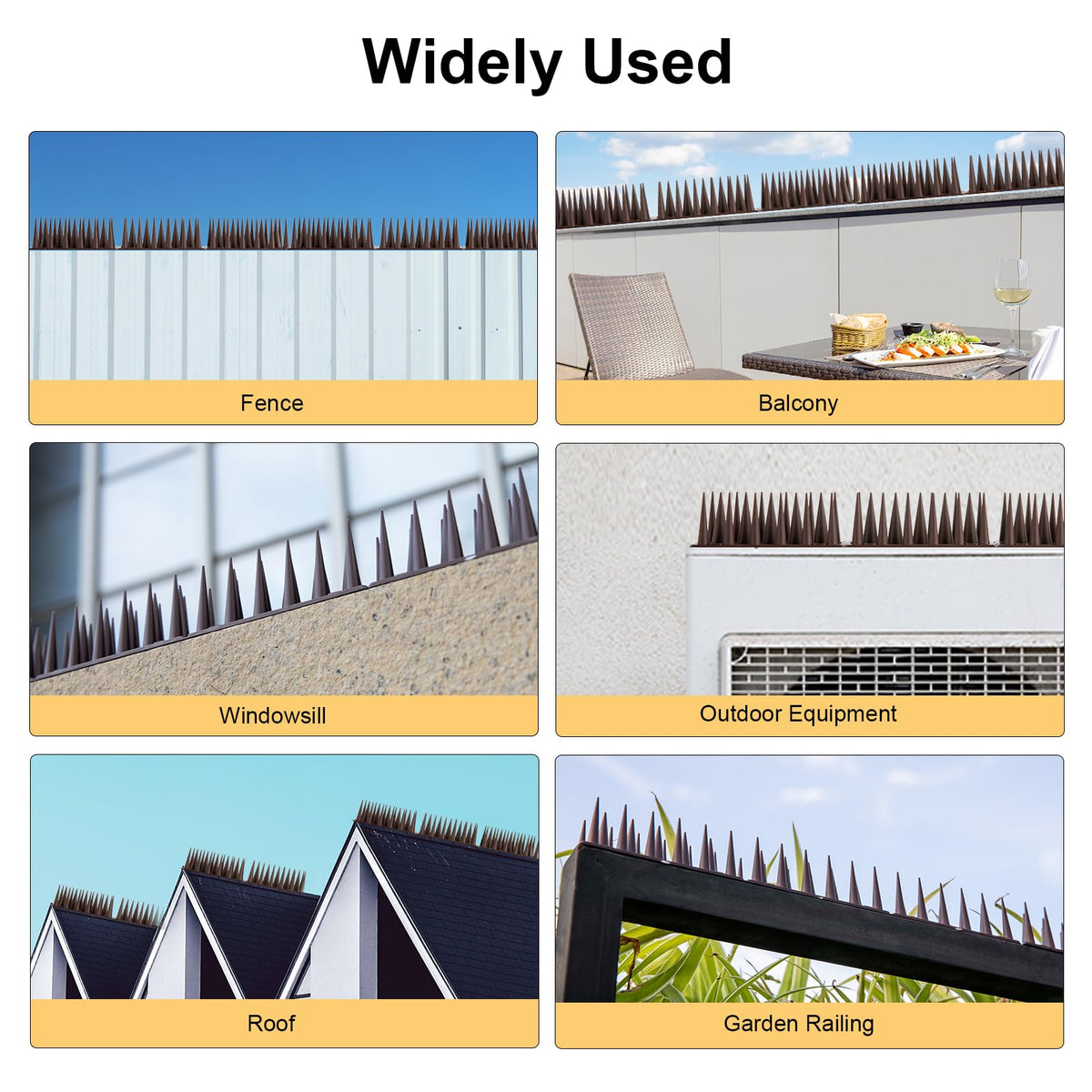 OFFO Bird Spikes package ready for quick outdoor setup.