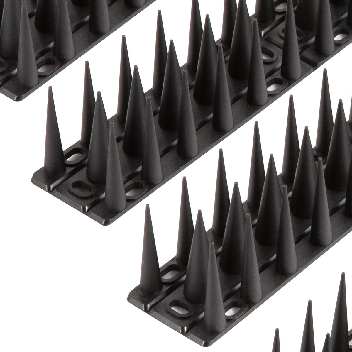 OFFO Bird Spikes packaging showing outdoor deterrent features and set-up ideas.