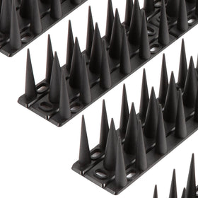 OFFO Bird Spikes packaging showing outdoor deterrent features and set-up ideas.