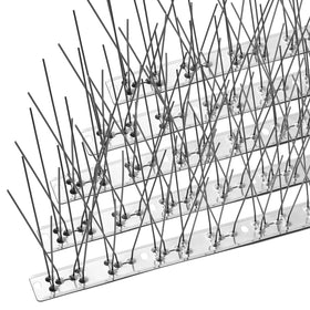 OFFO bird spikes with stainless base deter pigeons with 360-degree coverage