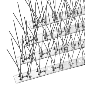 OFFO Bird Spikes setup on window sill offers durable deterrence.
