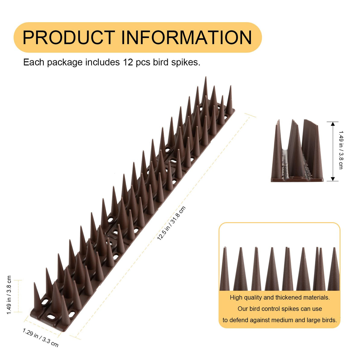 Close-up of OFFO spikes showing weather resilience in outdoor conditions.