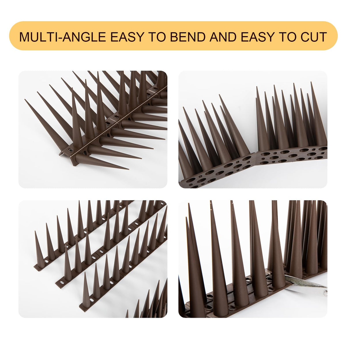 OFFO wide bendable base allows easy cutting to fit ledges.