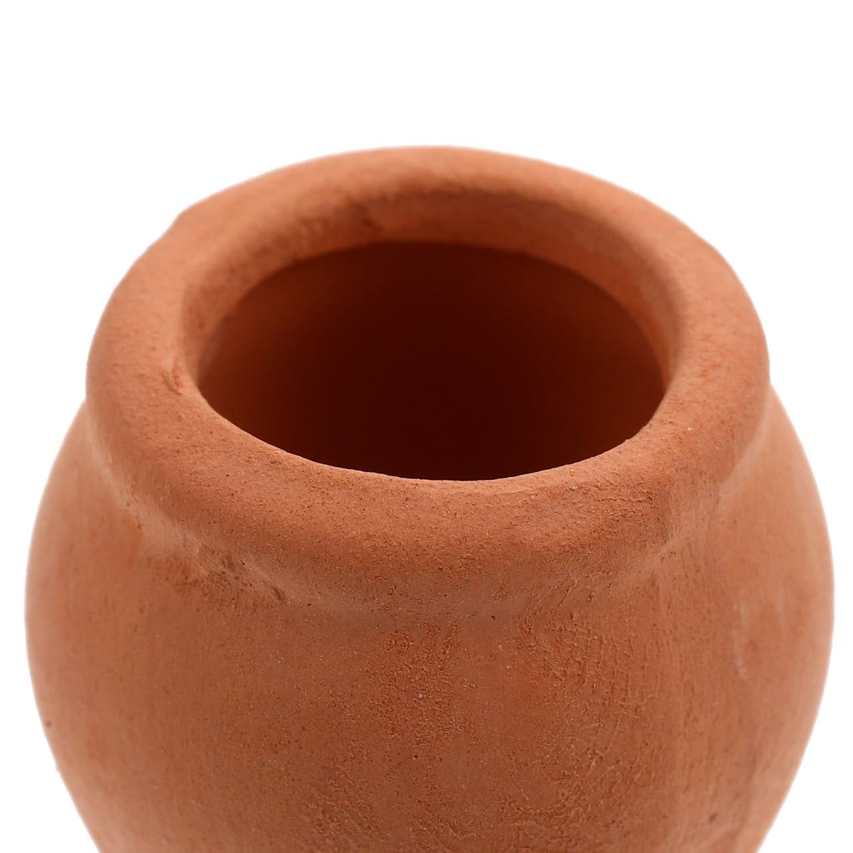 OFFSCH artistic mini pot orange closeup emphasizes craftsmanship and glaze.
