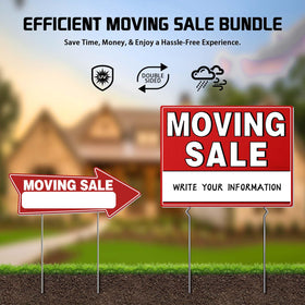 Ofibsisce double sided signs maximize visibility from both directions