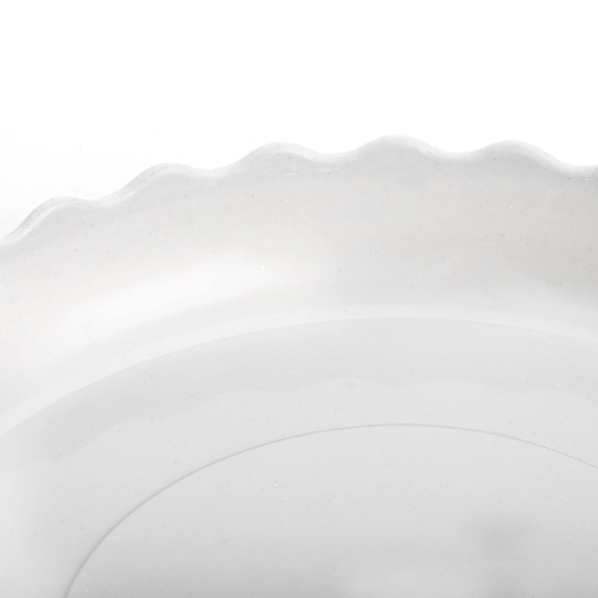 OFiSEXPT stackable plant saucer set saves space on shelves.