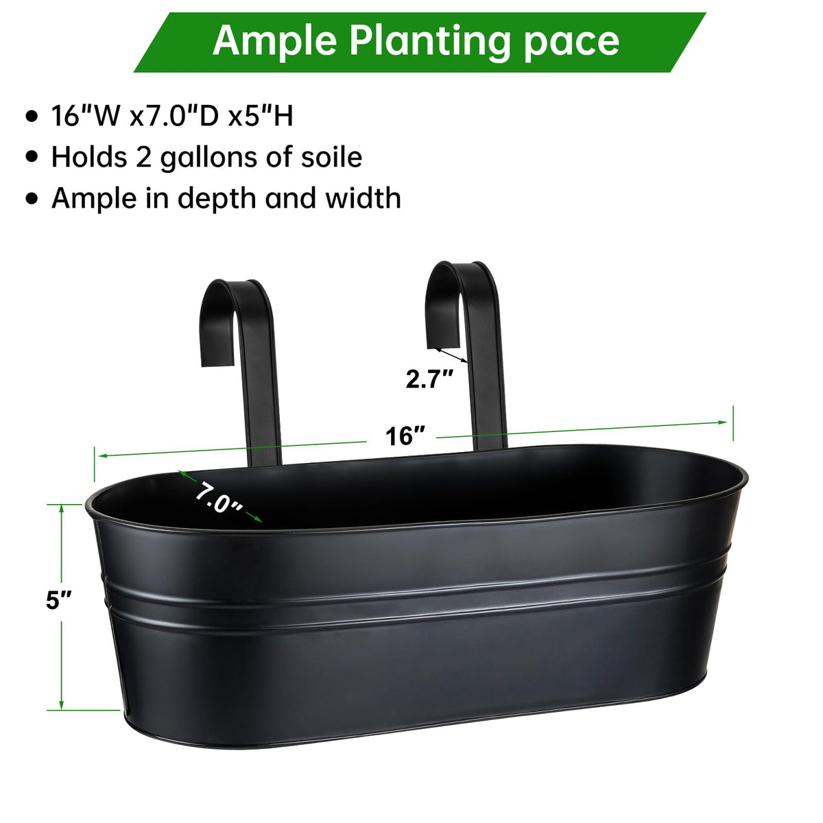 OGIMA drainage holes design, promotes healthy roots with proper aeration and hydration.