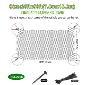 OGORI bird netting packaging keeps nets neatly contained with minimal tangling.