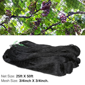 OGORI bird netting setup ready tie stake demonstrates easy installation in minutes.