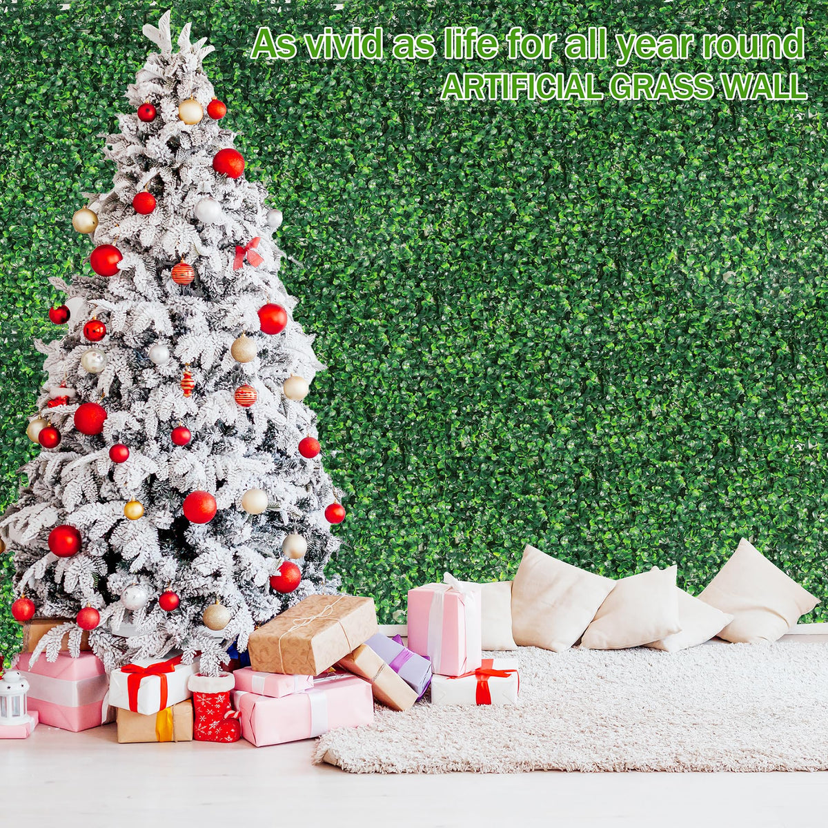 Ogrmar Boxwood Panel indoor décor for walls and partitions, soft to touch.
