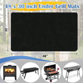 Ogrmar grill mat edge stitching demonstrates durability under high heat