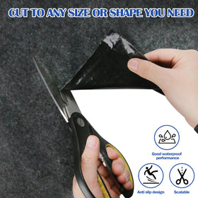 Ogrmar outdoor shed mat with PE backing and non-slip surface for safety