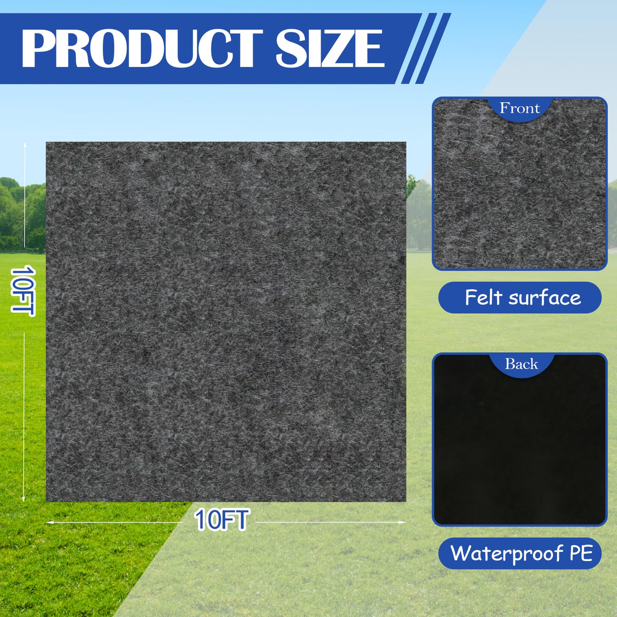 Ogrmar shed mat demonstrating easy-clean material readiness