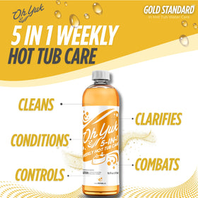 Oh Yuk 5in1 improves water clarity in cloudy water conditions.
